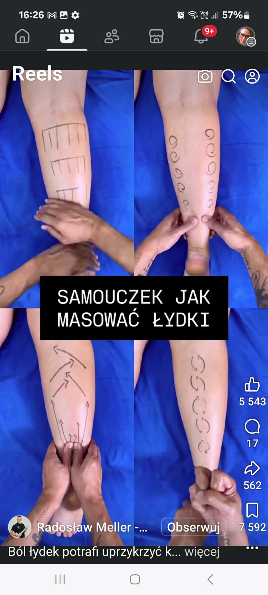 Przykładowy post z wynikami zasięgów